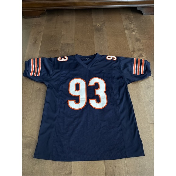 The Unbranded Brand Other - Vintage Chicago Bears Adewale Ogunleye NFL Jersey Mens Large Blue Used